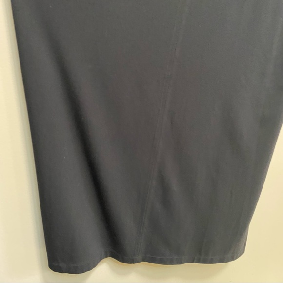 NWT Vince Double V-Neck Popover Dress Black Size XL - Picture 13 of 13